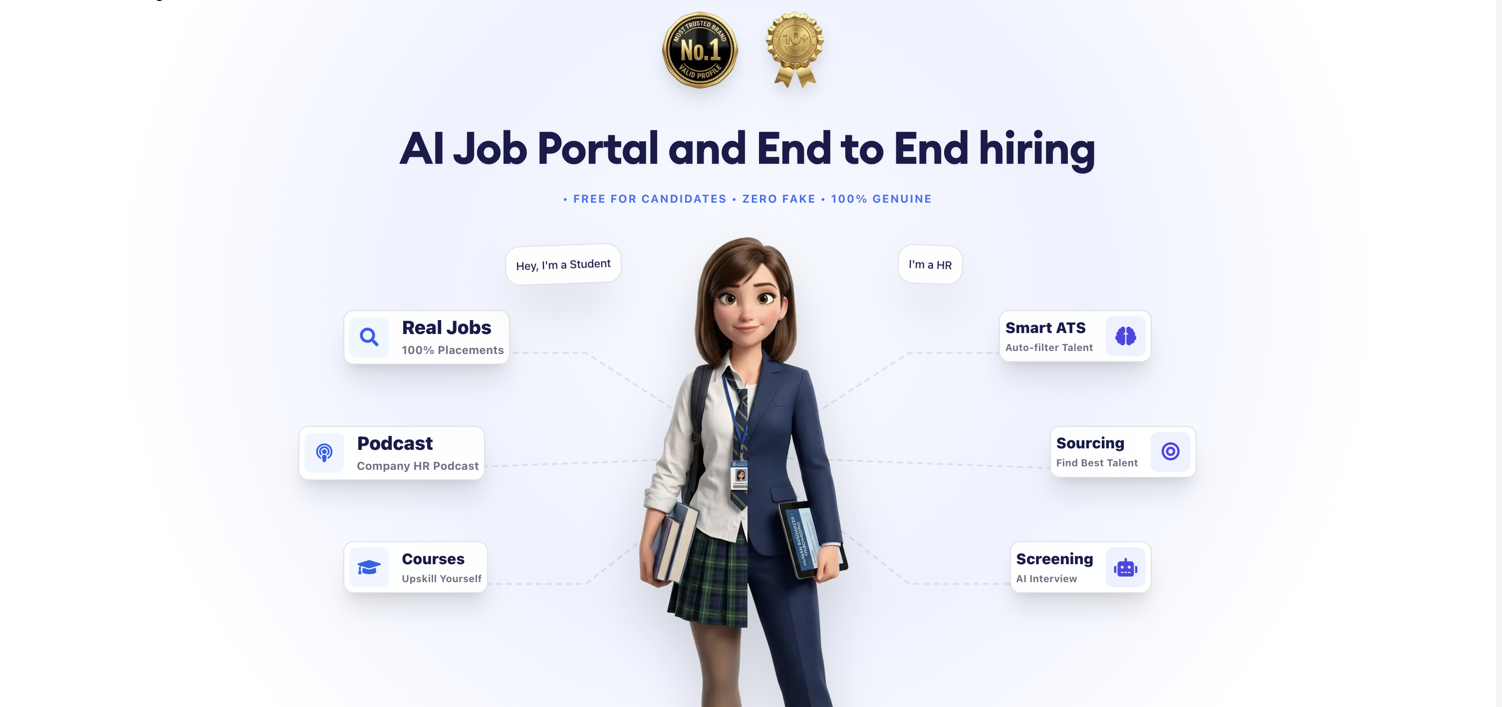 AI Job Portal and End to End hiring